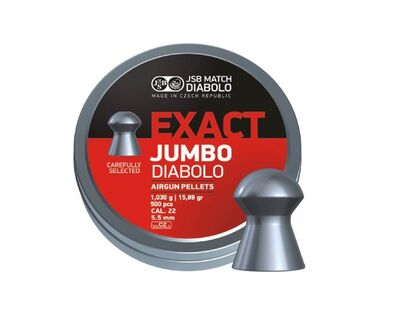 JSB Exact Jumbo 5.5 mm Havalı Saçma (15,89 Grain - 500 Adet) - 1