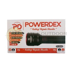 Powerdex PD-6900 Zoomlu Şarjlı El Feneri 20W 2000 Lümen - 3